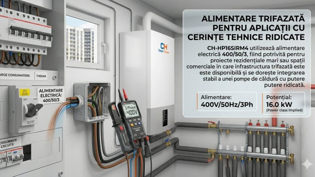 Alimentare trifazată pentru aplicații cu cerințe tehnice ridicate