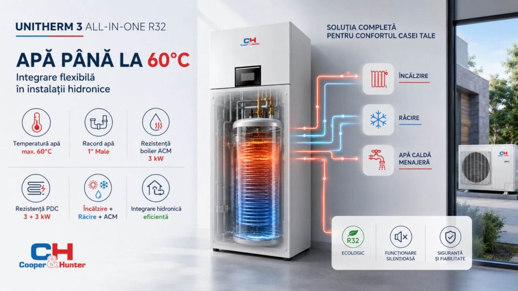 Apă până la 60°C