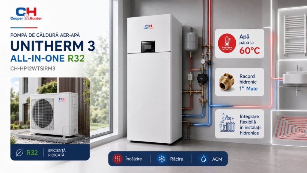 Apă până la 60°C - CH-HP12WTSIRM3
