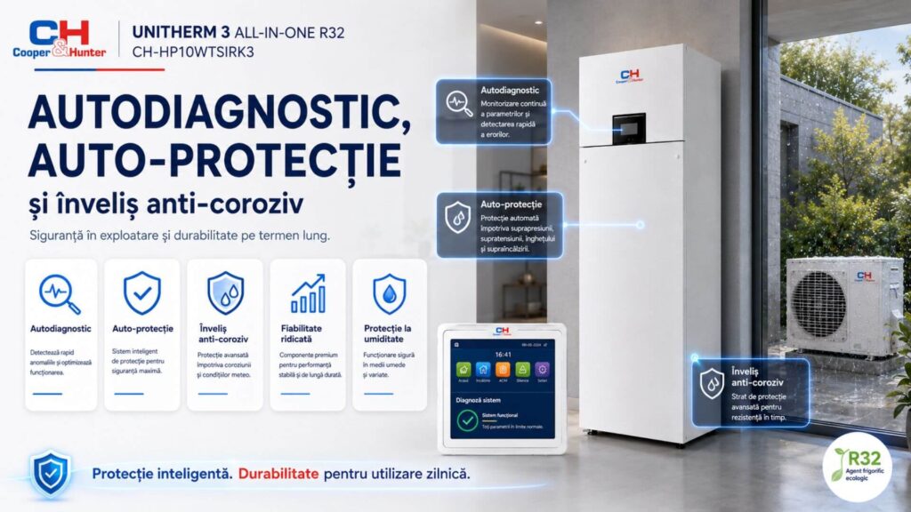 Autodiagnostic, auto-protecție și înveliș anti-coroziv