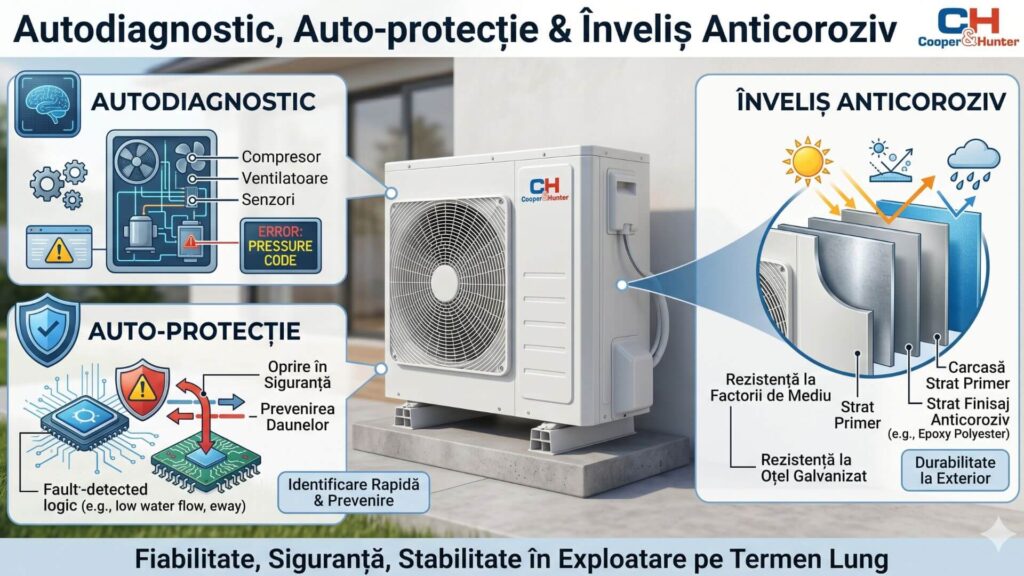 Autodiagnostic, auto-protecție și înveliș anticoroziv