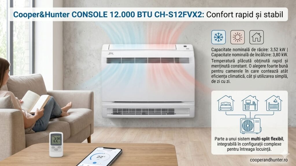 Capacitate de 12.000 BTU - CH-S12FVX2