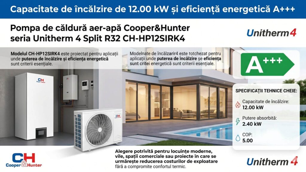 Capacitate de încălzire de 12.00 kW