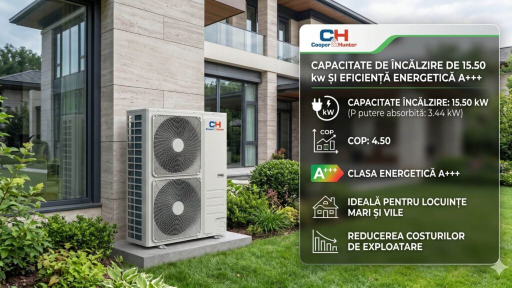 Capacitate de încălzire de 15.50