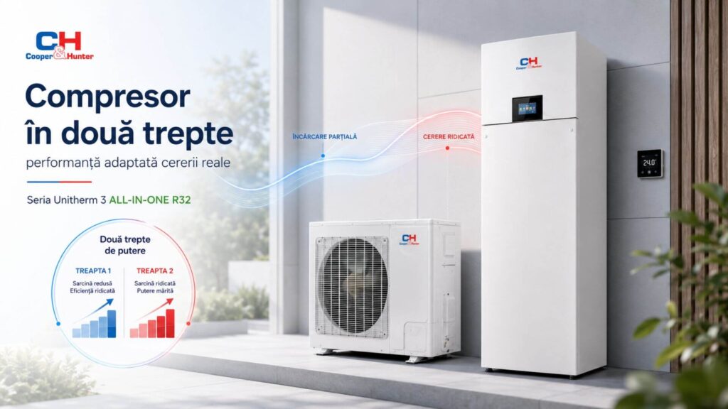 Compresor în două trepte - CH-HPWT16SIRM3
