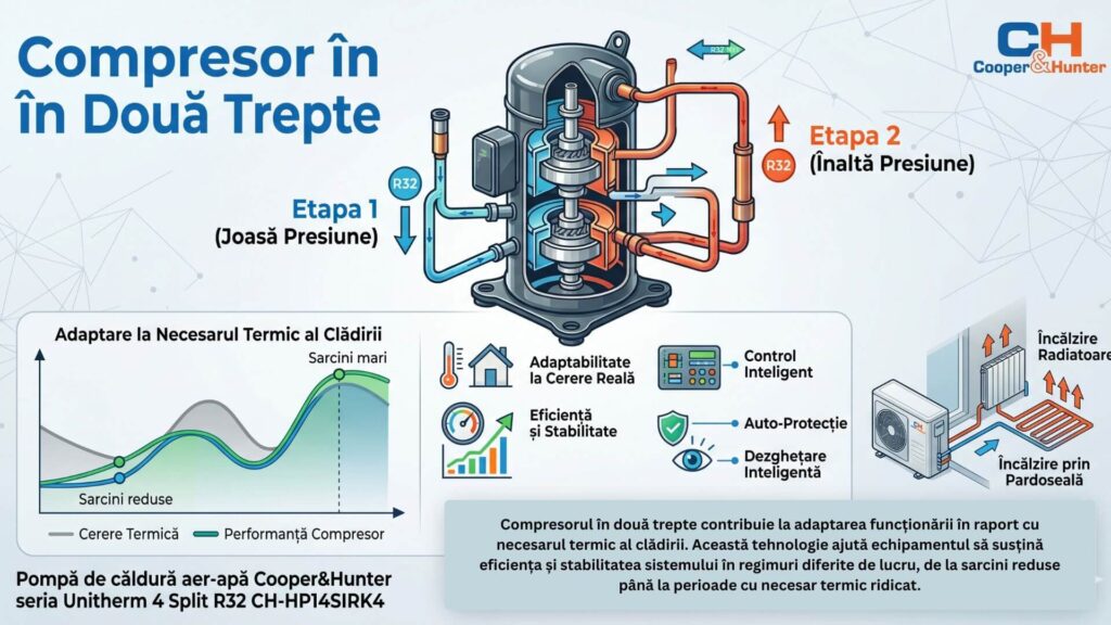 Compresor în două trepte