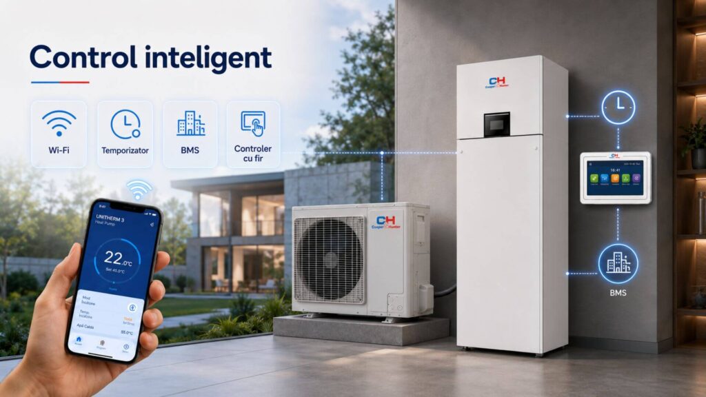 Control inteligent, Wi-Fi, temporizator - CH-HP16WTSIR