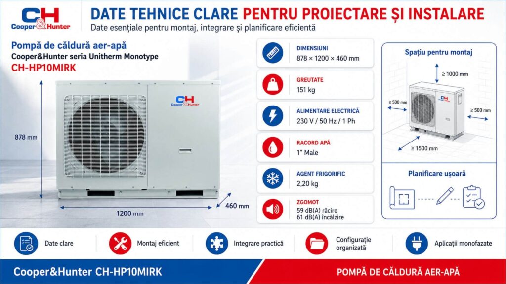 Detalii tehnice clare - CH-HP10MIRK