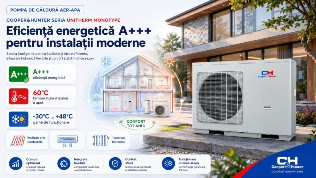 Eficiență energetică A+++ - CH-HP14MIRK