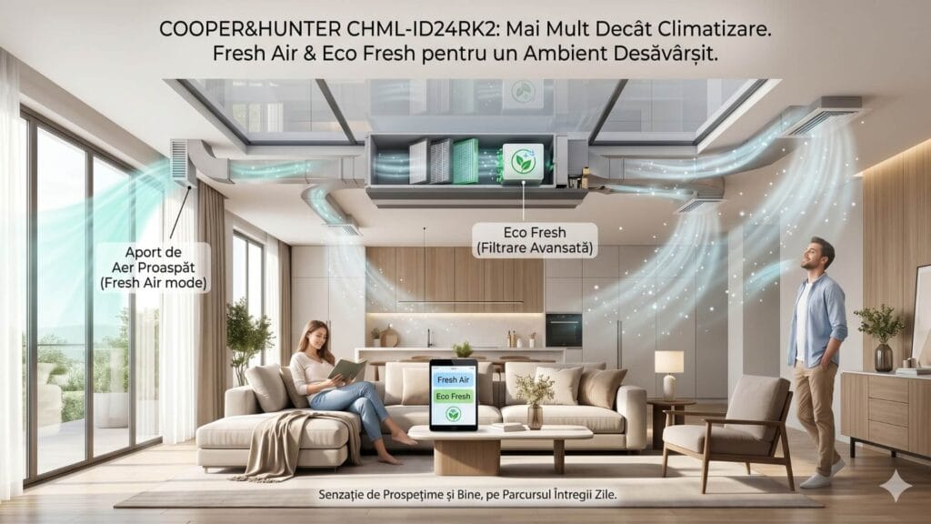 Fresh Air mode și Eco Fresh - CHML-ID24RK2