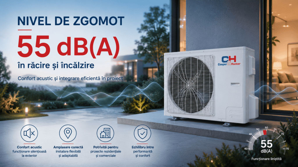 Nivel de zgomot de 55 dB(A)