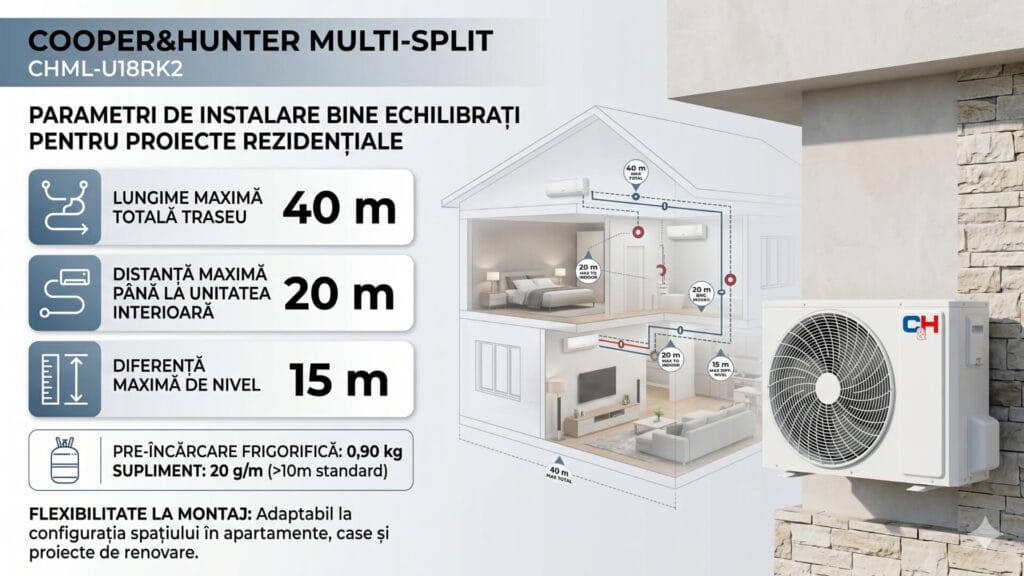 Parametri de instalare bine echilibrați - CHML-U18RK2