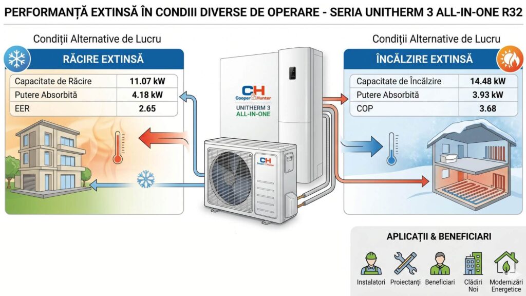Performanță extinsă în condiții de lucru diferite