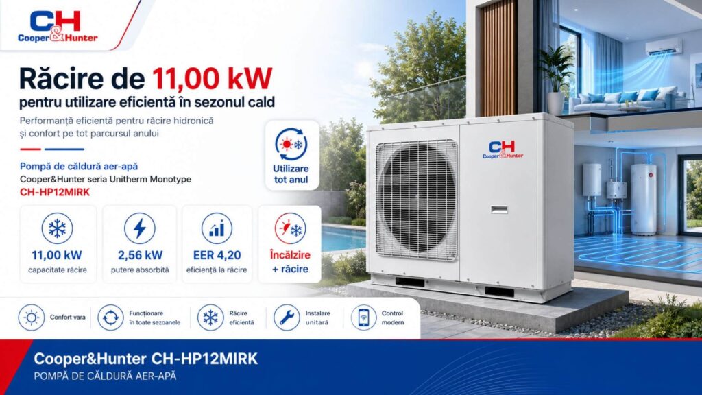 Răcire de 11,00 kW - CH-HP12MIRK