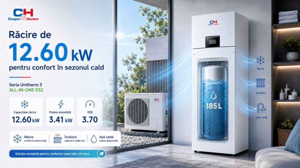 Răcire de 12.60 kW - CH-HP14WTSIRK3