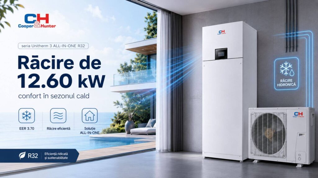 Răcire de 12.60 kW - CH-HP14WTSIRM3