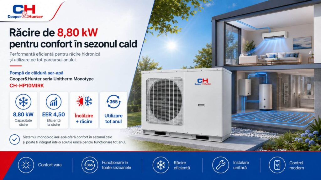 Răcire de 8,80 kW - CH-HP10MIRK