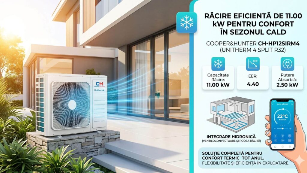 Răcire eficientă de 11.00 kW