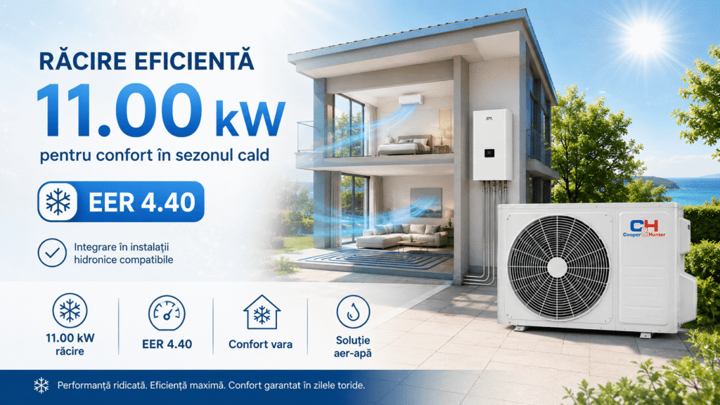 Răcire eficientă de 11.00 kW