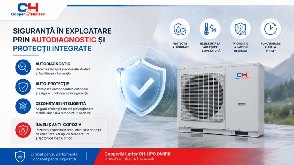 Siguranță în exploatare - CH-HP8.0MIRK