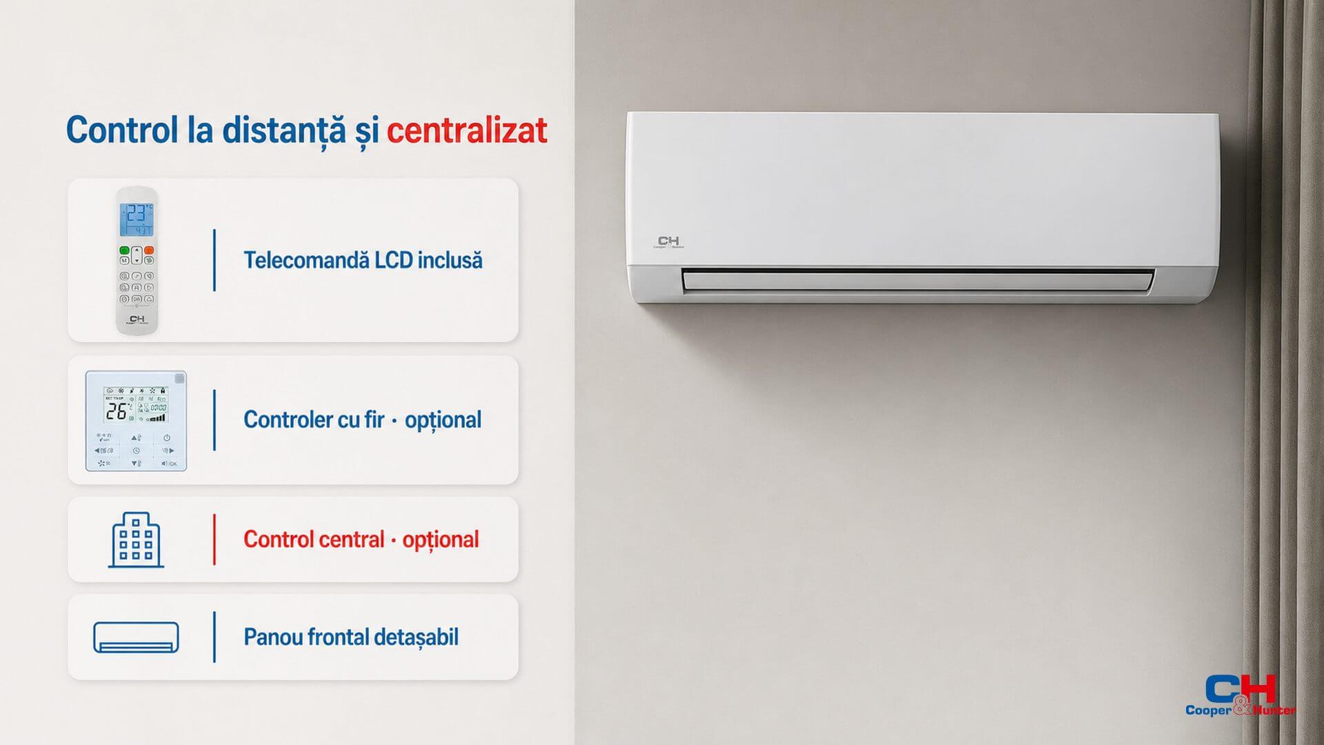 Control standard la distanță și alternative centralizate
