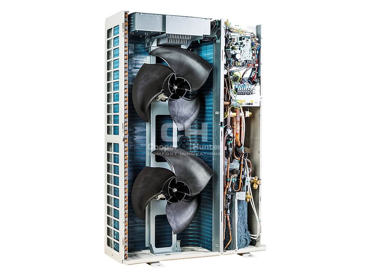 Aer conditionat comercial cooper hunter tip caseta ch ic125rk us unitate externa interior